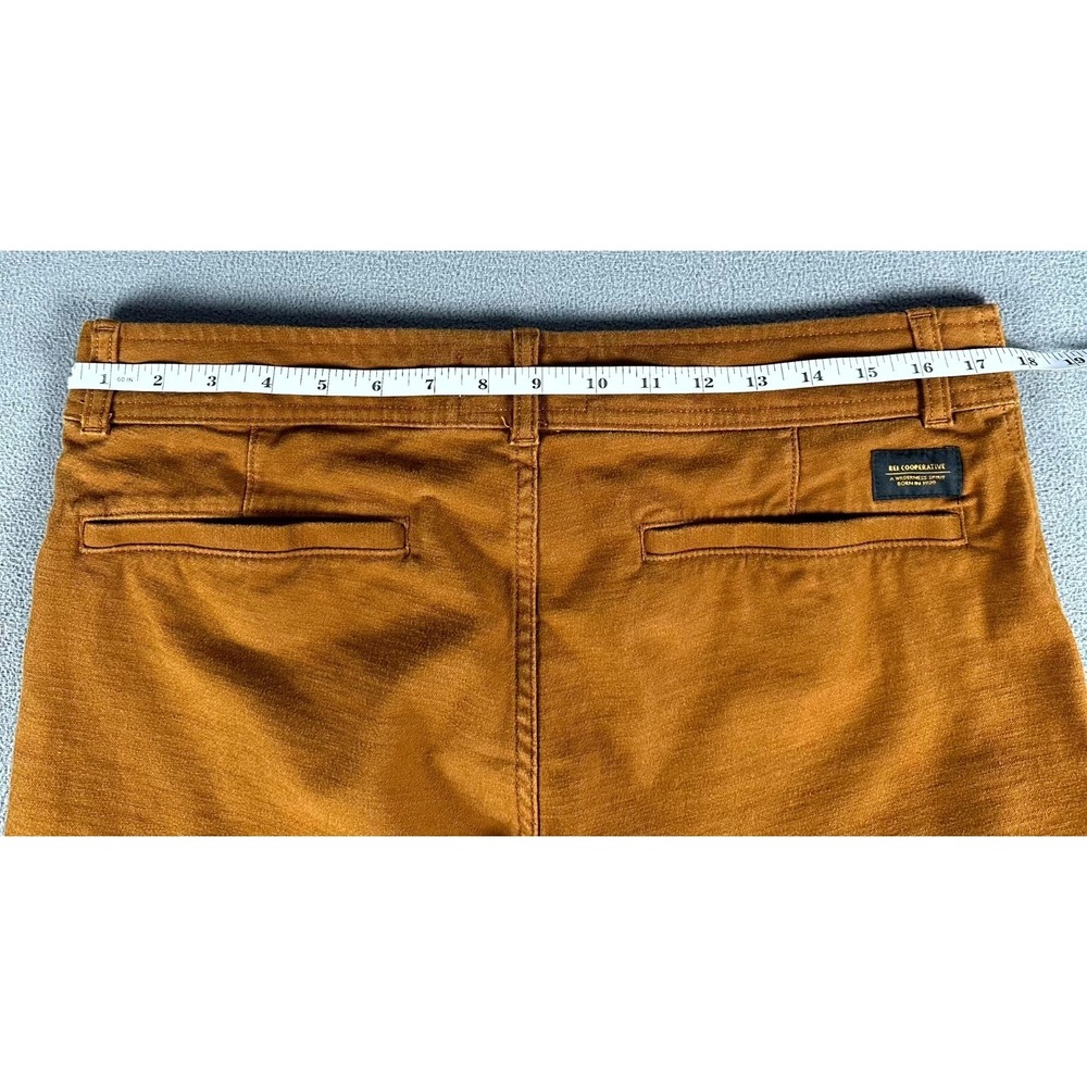 REI Joggers Pants 34x30 Rust Brown Co Op Trailsmith Double Knee Minimalist READ - Picture 4 of 9